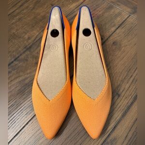 Rothy’s Tangerine size 8 LIKE NEW